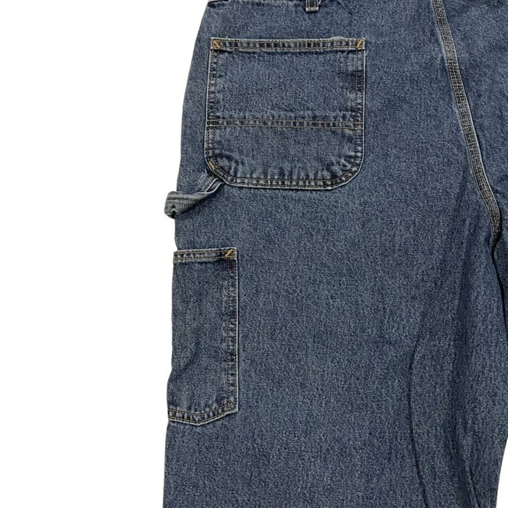 Carhartt Mens Carpenter Denim Jeans Original Dungaree Fit #14806 Pants 40x30 - Picture 8 of 16